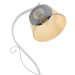 Настільна лампа декоративна біла і золотиста LK-699T/1 E27 WH+FG
