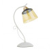 Настольная лампа декоративная белая и золотистая LK-699T/1 E27 WH+FG