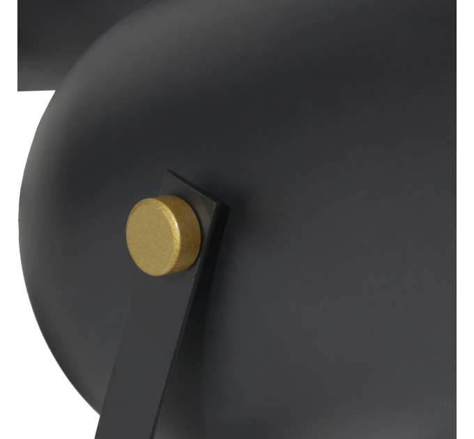 Світильник настінно-стельовий спот поворотний накладний HTL-209/2 E27 BK