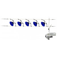 Світильник струнний поворотний (система) HTL-76/5 Blue