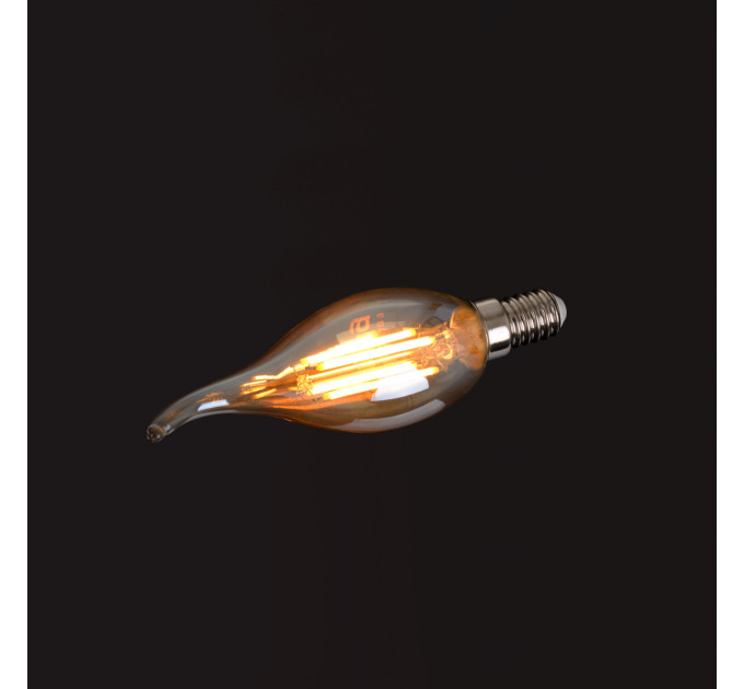 Лампа светодиодная LED 6W E14 COG WW C35-T Amber 230V