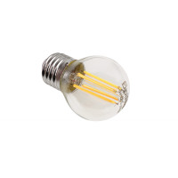 Лампа светодиодная LED 6W E27 COG WW G45 230V