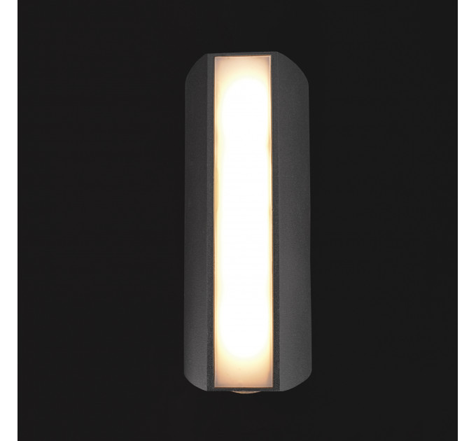 Светильник фасадный LED 3W IP54 Black WW (AL-615/6)