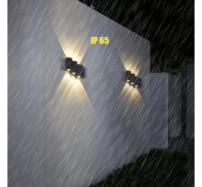 Підсвітка фасадна LED 6W WW IP54 BK (AL-620/6)