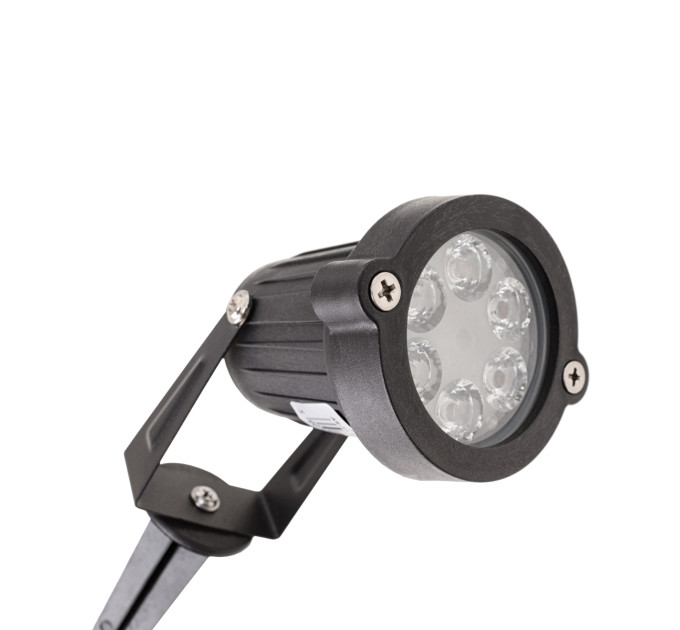 Грунтовий світильник LED 6W CW IP65 BK (AS-14)