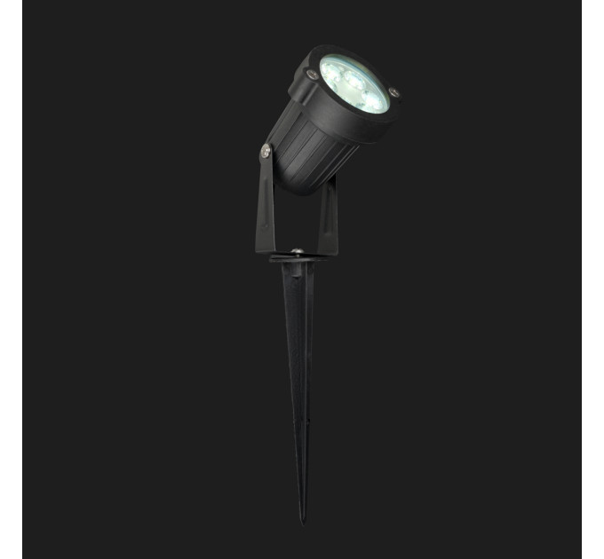 Грунтовый светильник LED 6W CW IP65 BK (AS-14)