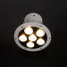 Круглый светильник для сада AS-15 6*7W WW IP65 GY