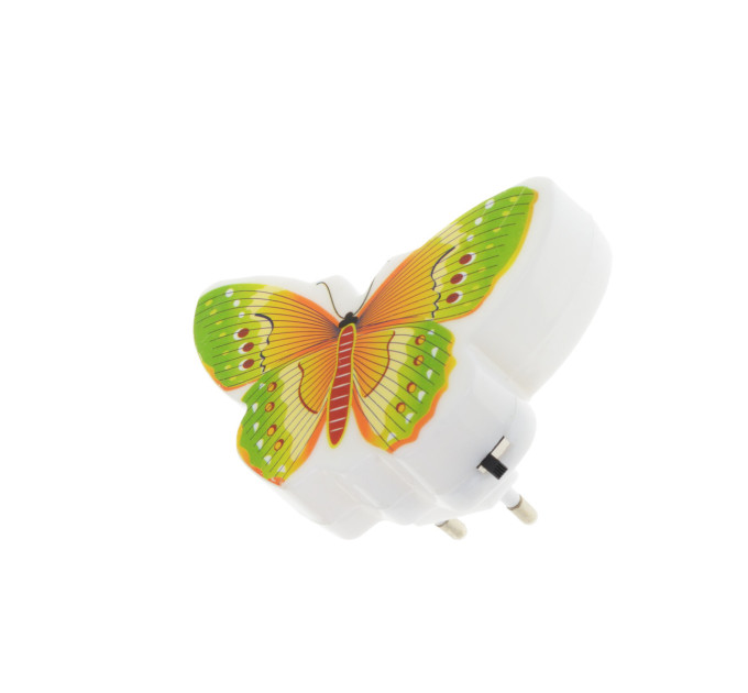 Комплект з двох світильників нічних в розетку метелик LED-63