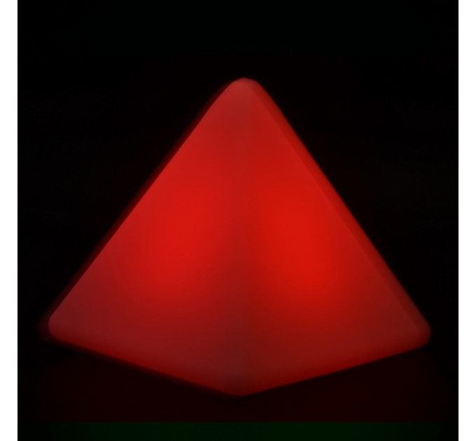 Светильник с аккумулятором LED RGB пластиковый Пирамида мал.