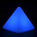Світильник з акумулятором LED RGB пластиковий Піраміда мал.