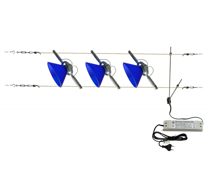 Світильник струнний поворотний (система) HTL-79/3 Blue