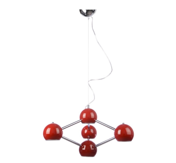 Люстра молекула підвісна E14 40W Red (BL-317S/5)