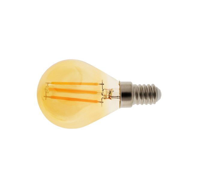 Лампа светодиодная LED 6W Е14 COG WW G45 Amber 220V