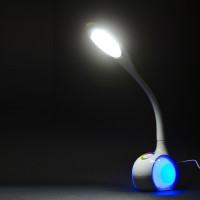 Настільна кольорова LED лампа з USB SL-72 7W WH