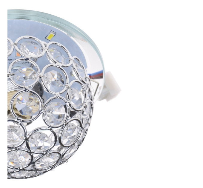 Світильник точковий LED скляний HDL-G237 G9 + LED CH