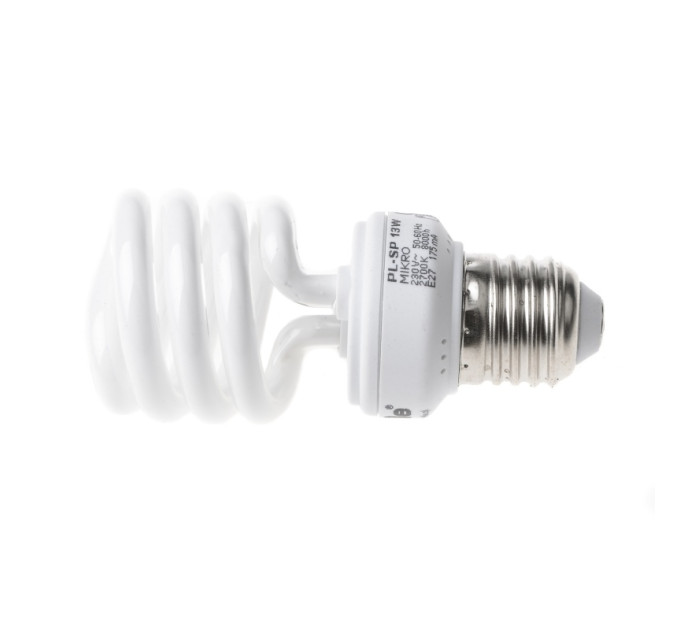 Лампа енергозберігаюча PL-SP 13W/827 E27 MIKRO Br 220V