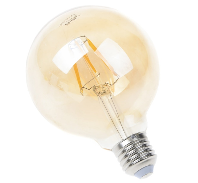 Лампа світлодіодна LED 6W E27 COG WW G95 Amber 220V