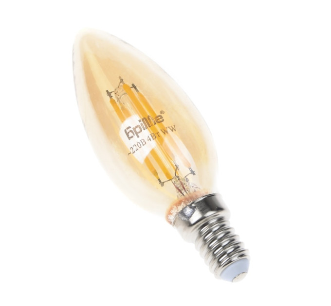 Лампа світлодіодна LED 4W E14 COG WW C35 Amber 220V