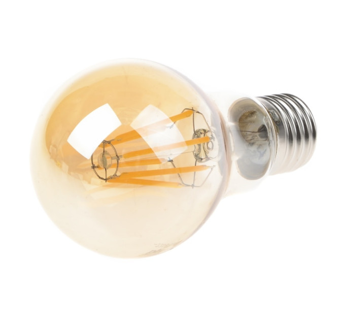 Лампа Едісона LED 6W E27 COG WW A60 220V Amber