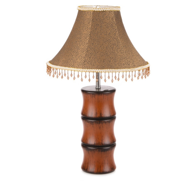 Настольная лампа из дерева с абажуром TL-16