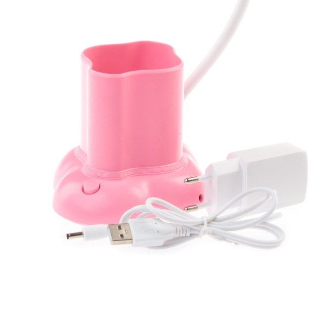 Настольная лампа на батарейках с USB LED SL-88 5W Pink