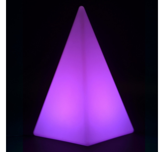 Світильник з акумулятором LED RGB пластиковий Піраміда
