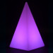 Светильник с аккумулятором LED RGB пластиковый Пирамида