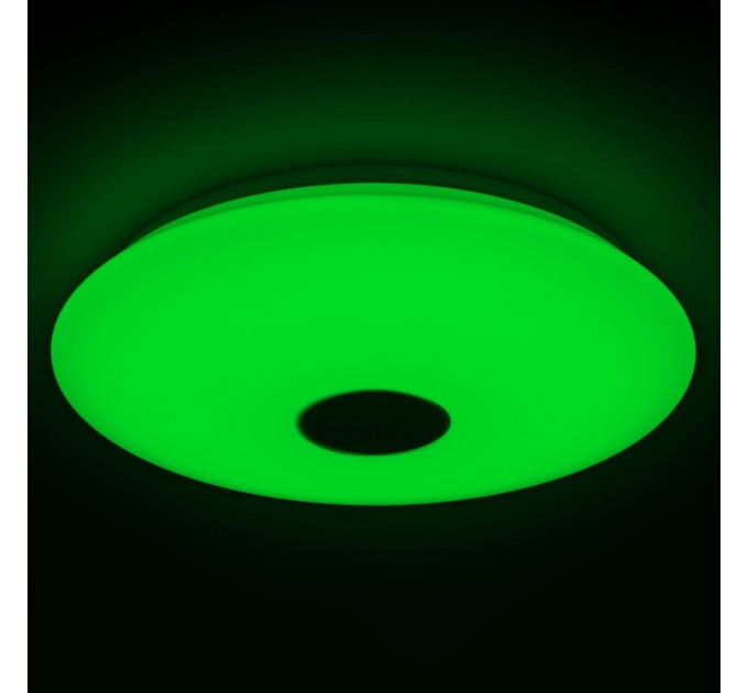 Светильник настенно-потолочный светодиодный с пультом W-605/24W RGB c bluetooth