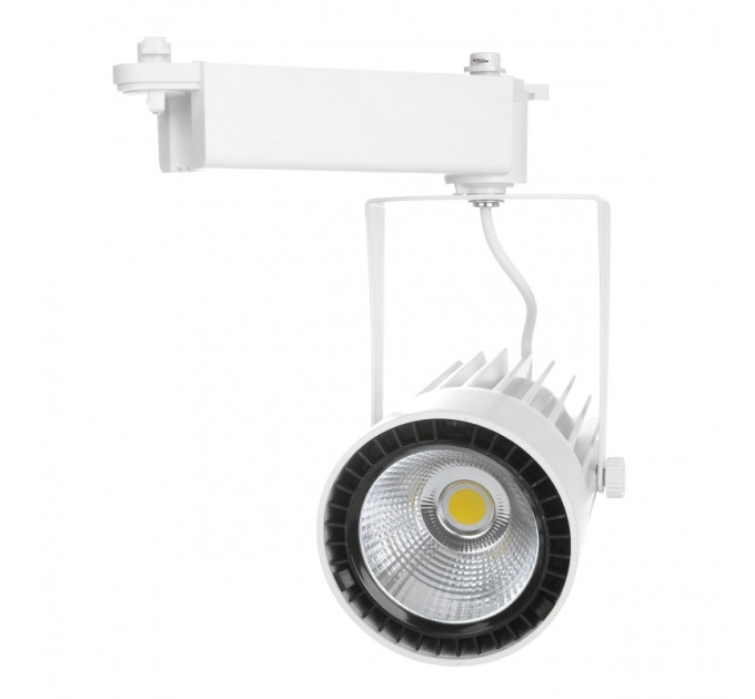 Светильник трековый поворотный LED 410/36W NW WH COB