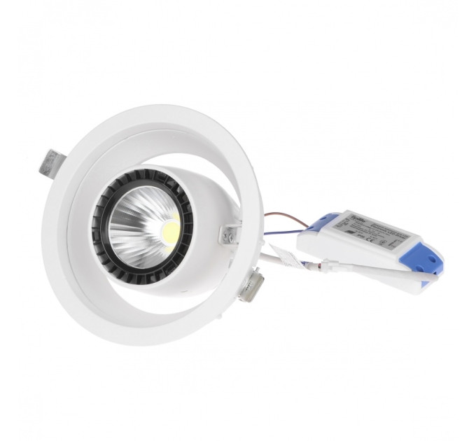 Светильник потолочный LED встроенный LED-56/24W CW WH COB