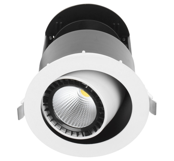 Светильник потолочный LED встроенный LED-57/30W CW WH COB