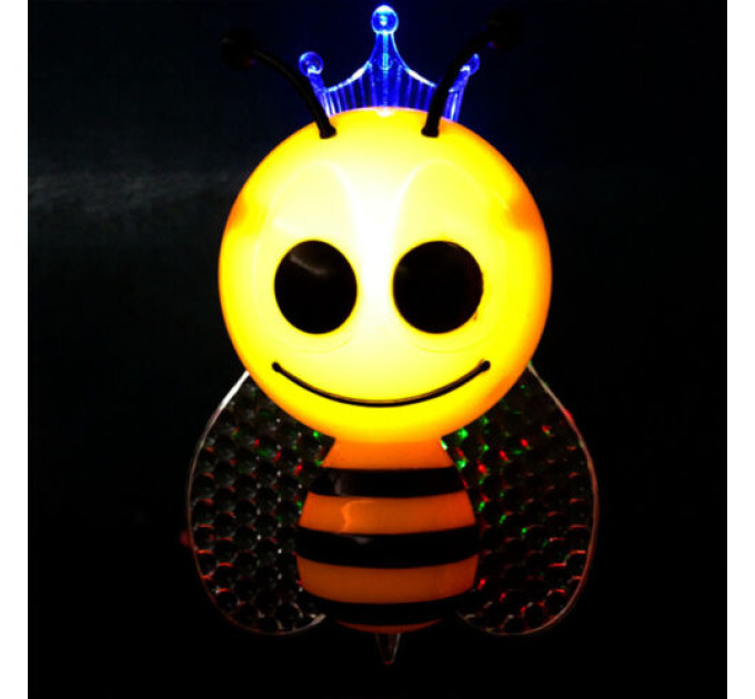 Светильник ночной детский с сумеречным датчиком пчелка LED-60