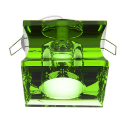 Светильник точечный декоративный HDL-G150 Green Crystal