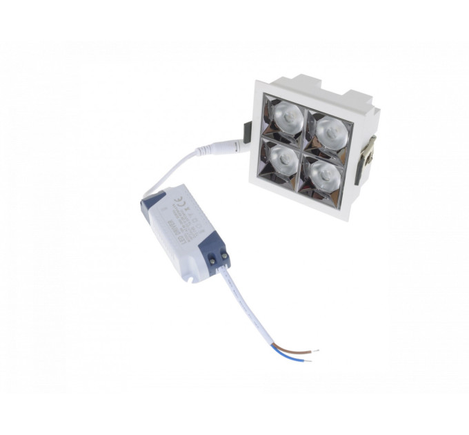 Світильник точковий LED HDL-DT 203/4*4W NW WH