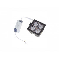 Світильник точковий LED HDL-DT 203/5*4W NW BK
