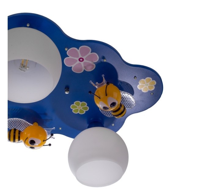Люстра стельова з підсвічуванням для дитячого LED E27 60W BL (KL-447C/3)