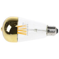 Лампа светодиодная LED 6W E27 COG WW ST64 G 220V