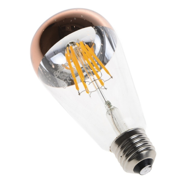 Лампа светодиодная LED 6W E27 COG WW ST64 AC 220V