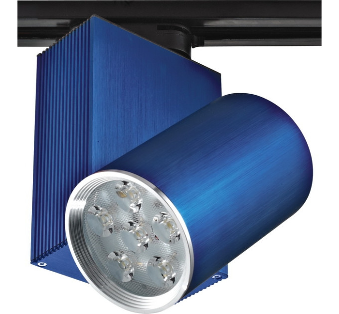 Светильник трековый поворотный LED 205/6x3W NW BLUE