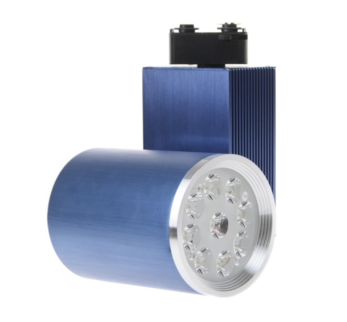 Светильник трековый поворотный LED 205/9x3W NW BLUE