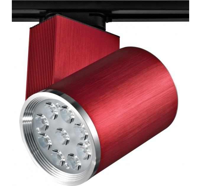 Светильник трековый поворотный LED 205/9x3W NW RED