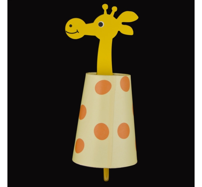 Бра для детской настенное декоративное KL-407W/1 E14 "Жираф"