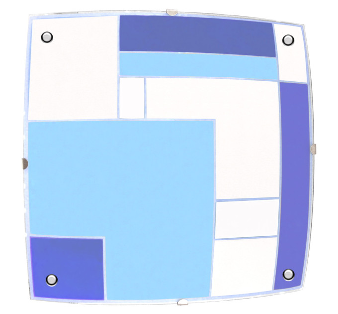 Светильник настенно-потолочный накладной W-373/2 Blue