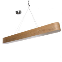 Світильник стельовий підвісний світлодіодний дерев'яна для кухні "Ясень" BL-512S/48W