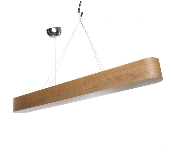 Светильник потолочный подвесной светодиодный деревянная для кухни "Ясень" BL-512S/48W