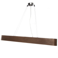 Светильник потолочный подвесной светодиодный деревянная для кухни "Орех" BL-512S/48W