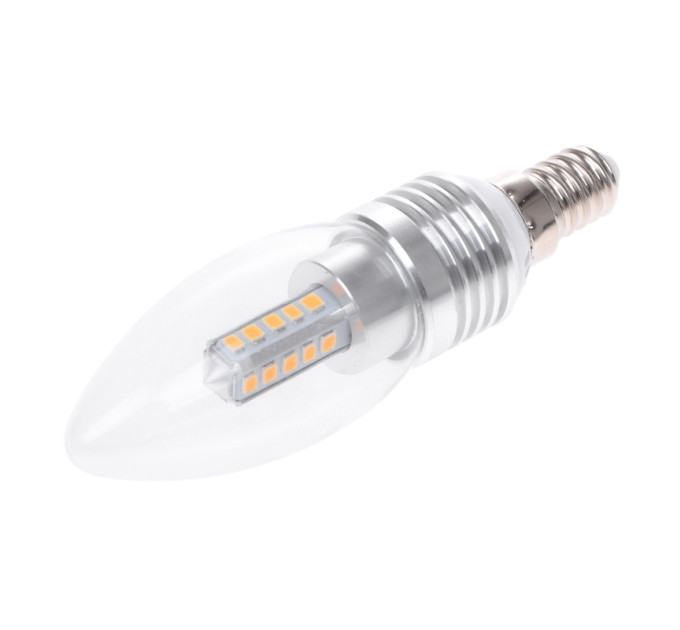 Лампа світлодіодна LED 5W E14 WW C37 Silver 220V