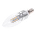 Лампа светодиодная LED 5W E14 WW C37 Silver 220V