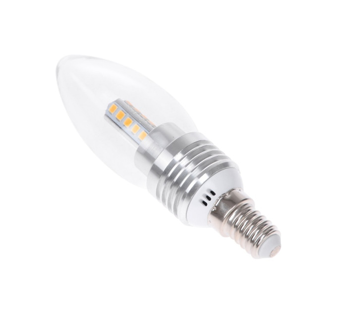 Лампа світлодіодна LED 5W E14 WW C37 Silver 220V