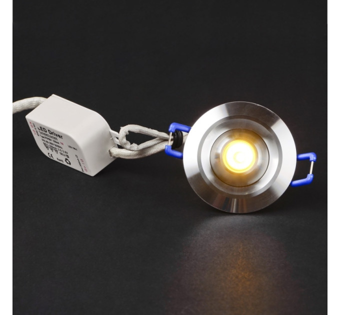 Світильник точковий LED-100/1W AL
